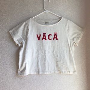Madewell Vaca Graphic Boxy Tee Size Medium